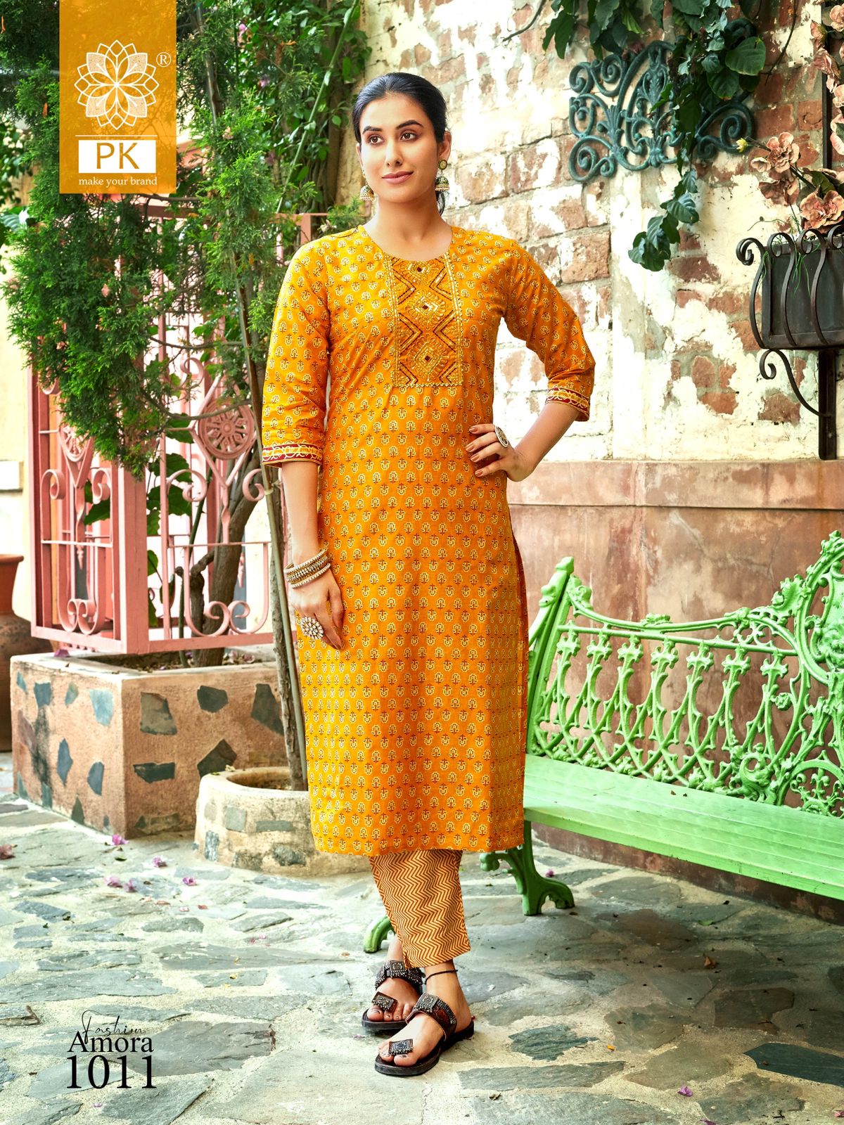 Fashion Amora Vol 1 Cotton Kurti With Bottom Catalog